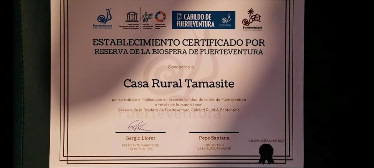 Casa Rural Tamasite Tuineje Exterior foto